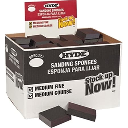 Hyde Industrial Blade Solutions Hyde Mfg 49520 Irregular Sanding Blocks Box   Pack of 100 79423495205